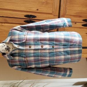 Sundance flannel jacket (Shacket)